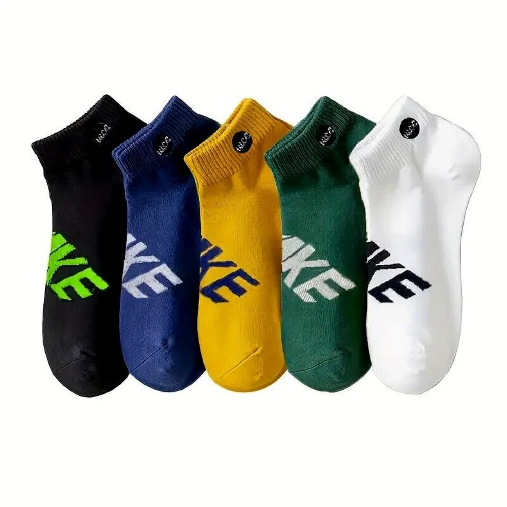 COPY - COPY - 5 Pairs Socks Men's Short Socks Spring, Summer, Autumn and Winter…